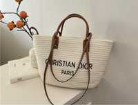 Torba-shopper z logo Christian Dior