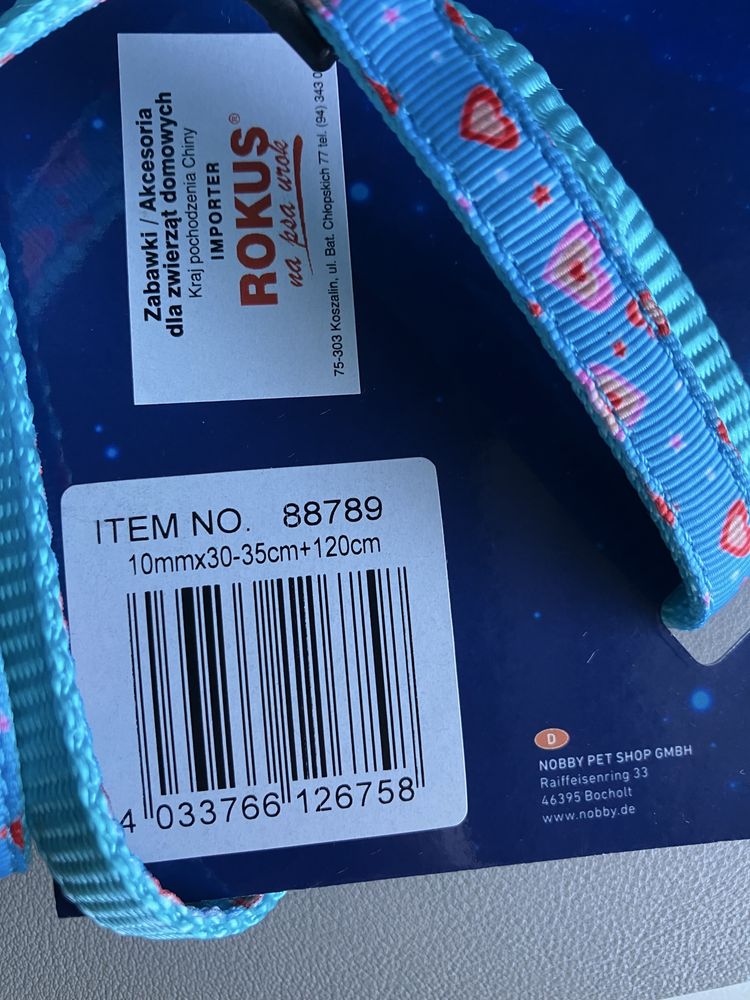 Szelki i smycz dla kota - komplet - NOWE