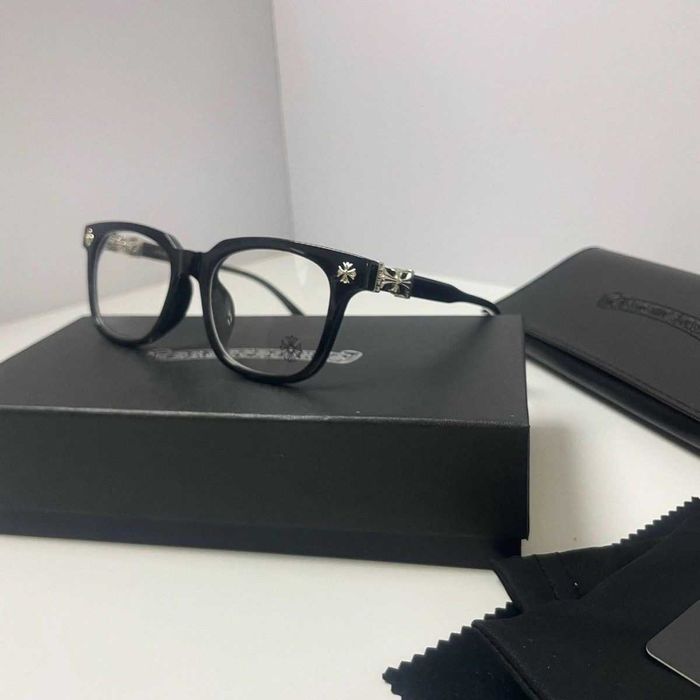Окуляри Chrome Hearts з тонкою оправою очки хром хартс
