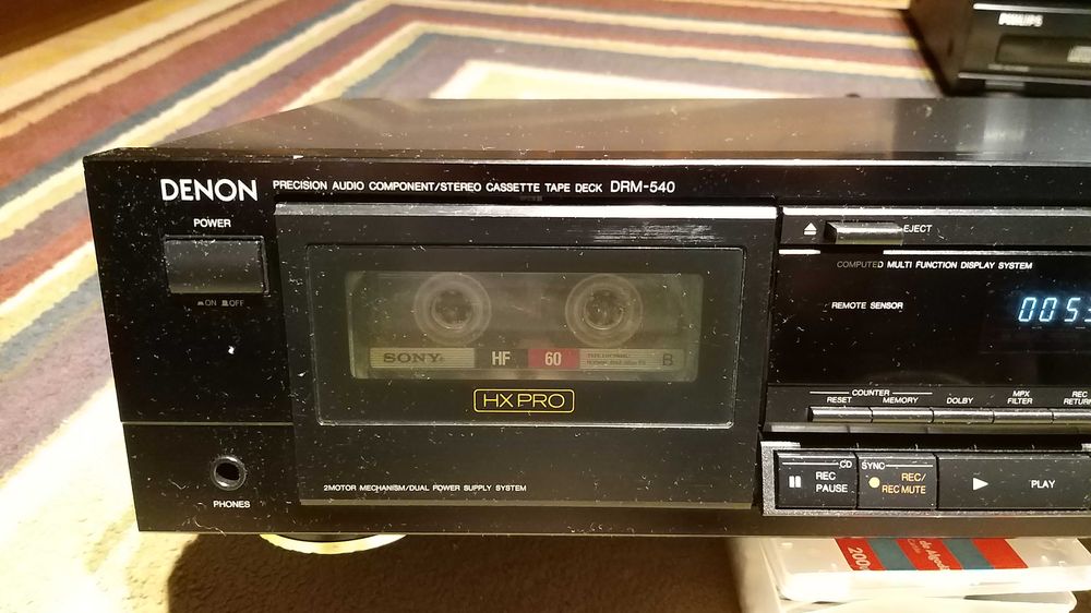 leitor de cassetes denon DRM 540