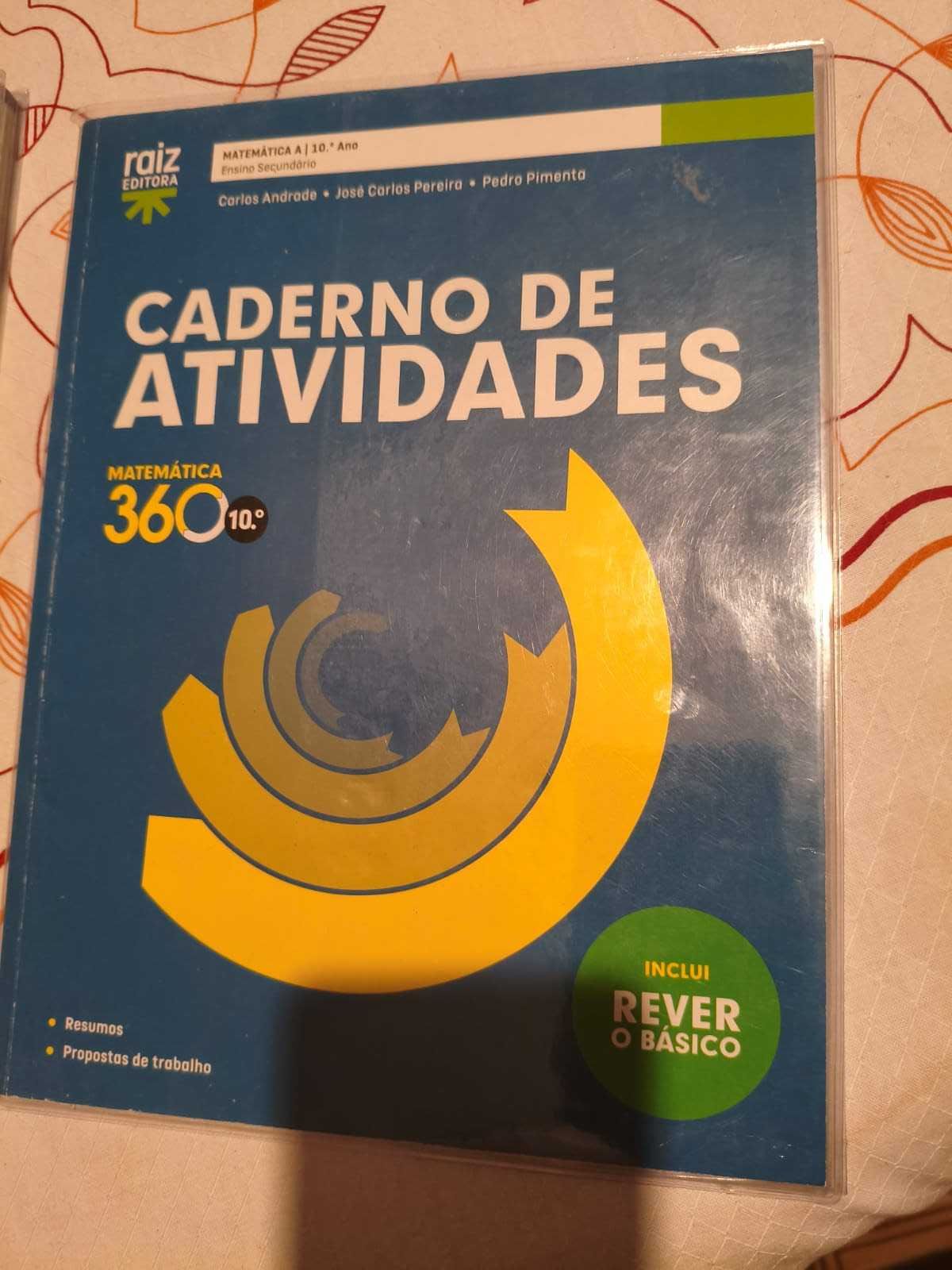 Matemática 360 - 10º ano - 3 vol. + Caderno de Atividades/Rev o Básico