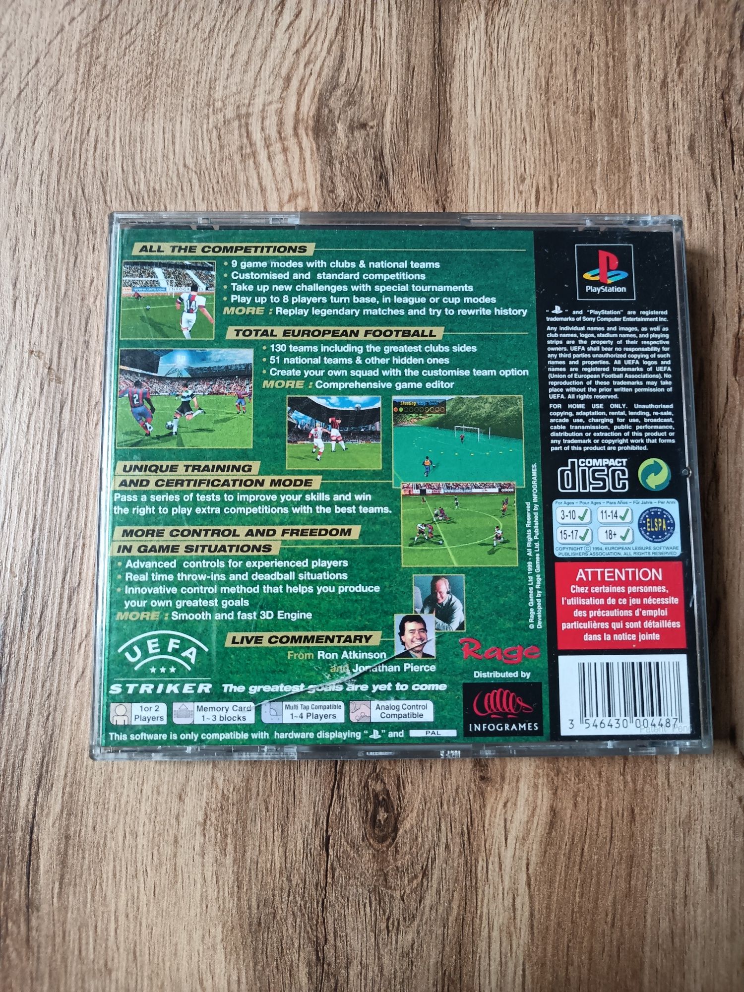 UEFA Striker PS1