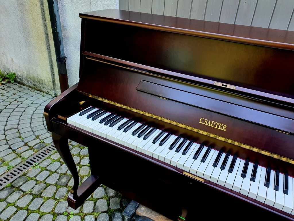 Pianino Sauter M-107 109cm RENNER 1971r CIEMNY BRĄZ