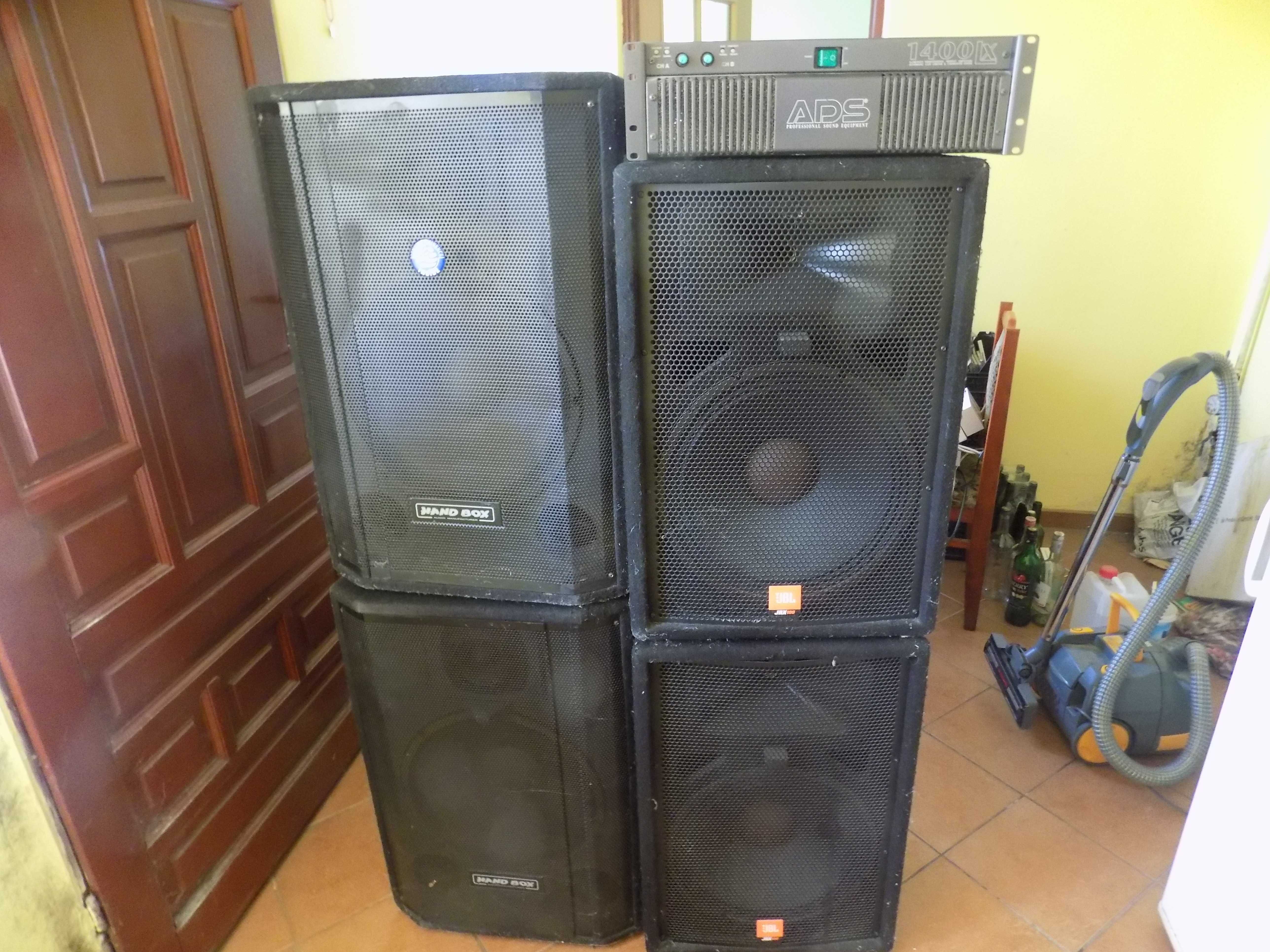 zestaw nagłosnienia  jbl jrx ads i hand box