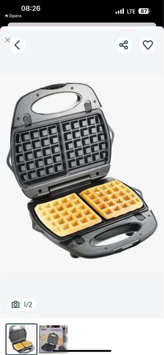 Вафельниця електрична  Home 4U СМ 002