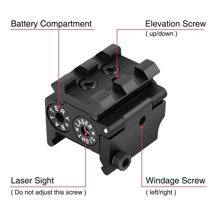 Celownik laserowy RED DOT czerwony Laser Picatinny Weaver 22mm L12
