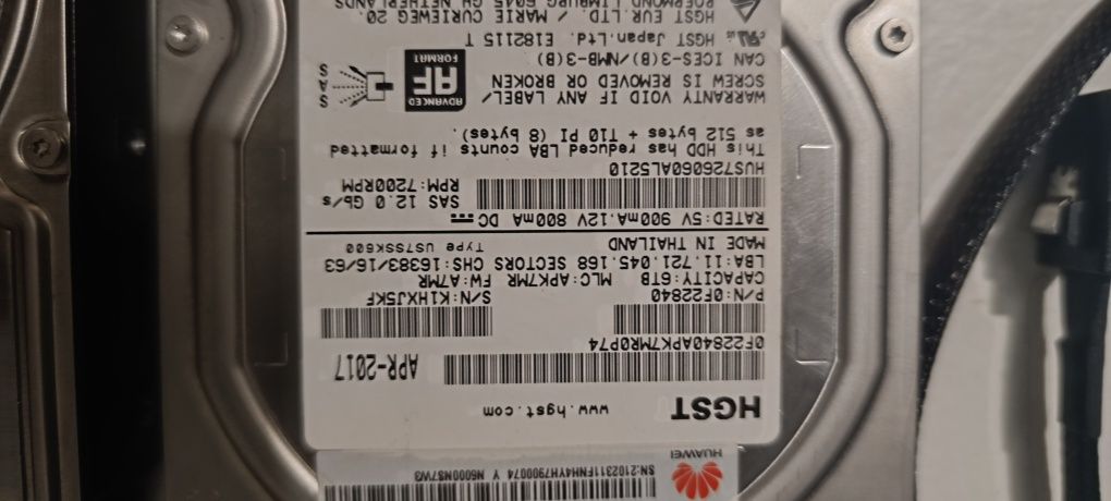 HDD HGST 2TB, 7200rpm