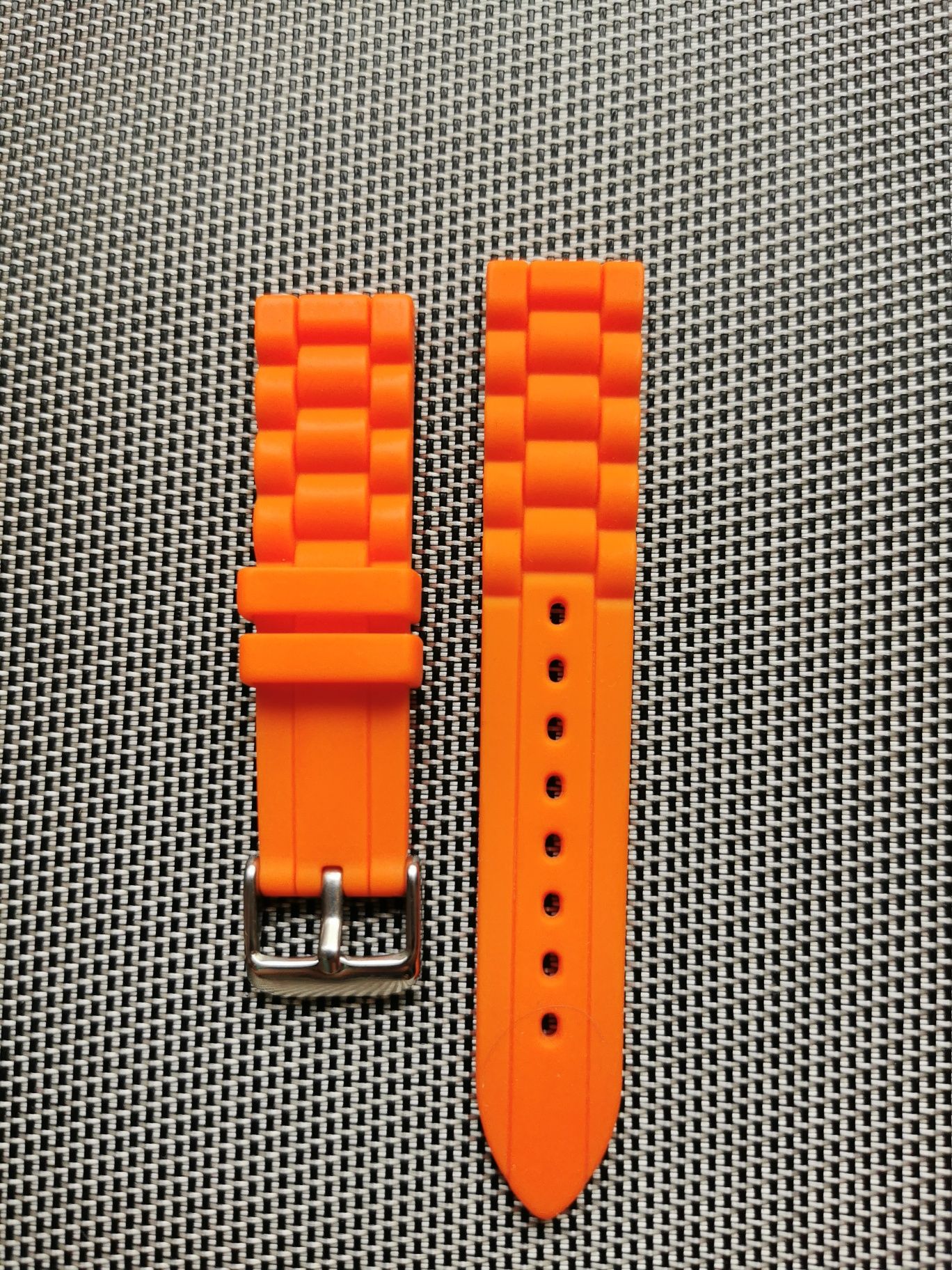 Pasek do zegarka 20mm Pomarańczowy Orange