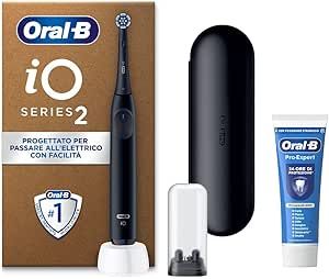 Oral-B iO 2 Szczoteczka Elektryczna do Zębów Czarna 3 Tryby Etui