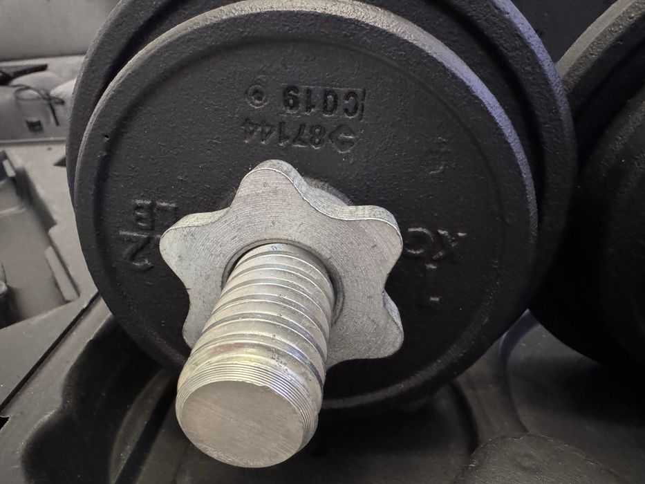 Komplet hantli DOMYOS 20 kg z Decathlon