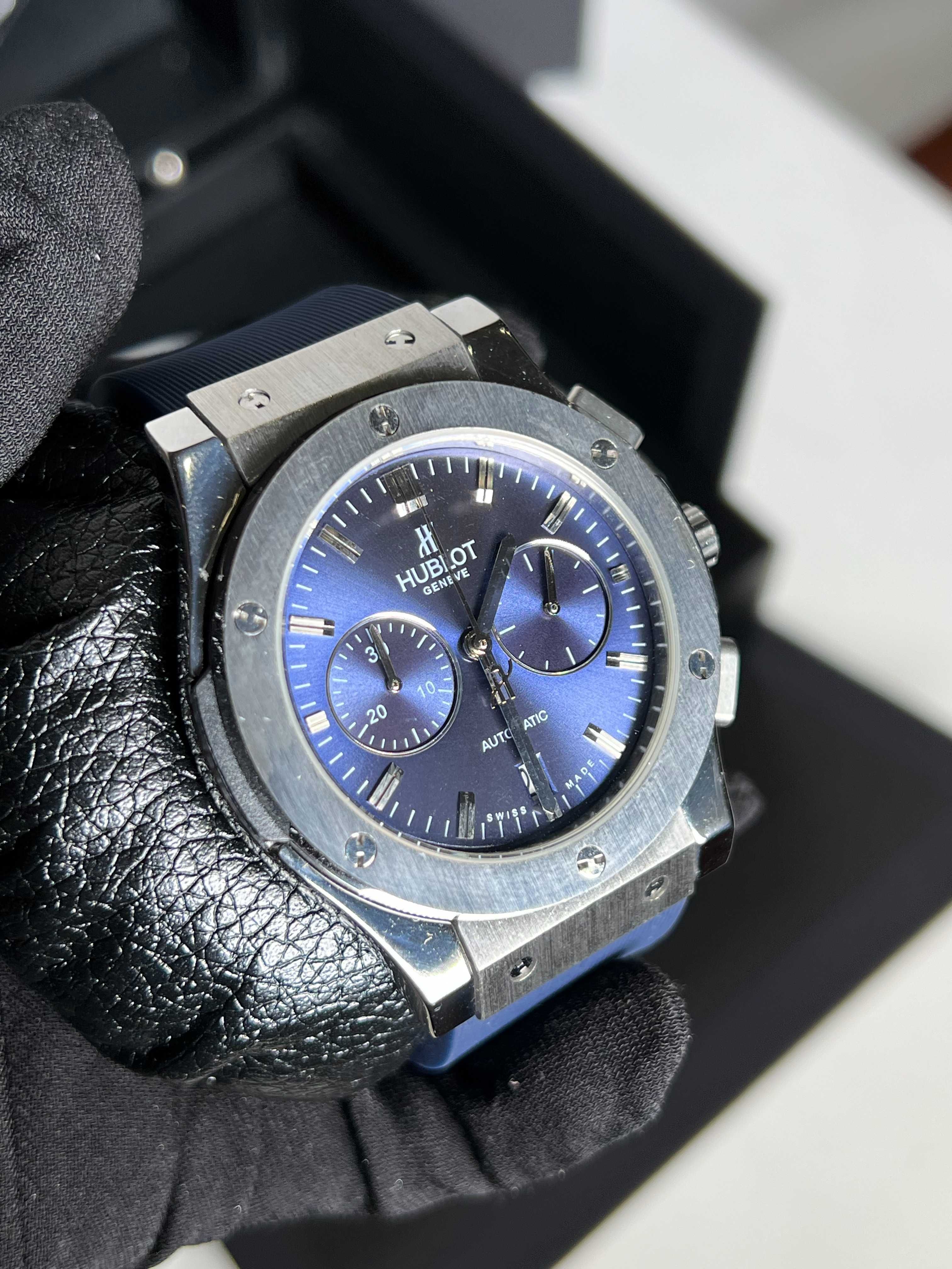 Часы Hublot Classic Fusion Chronograph Titanium Blue