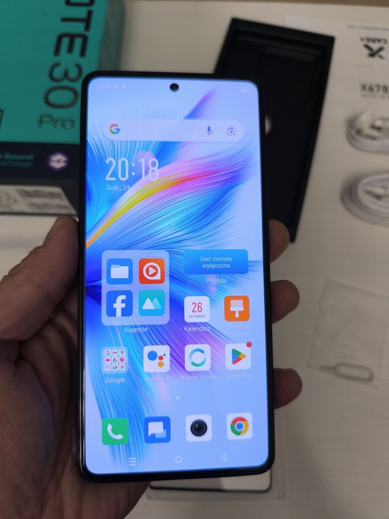 Nowy Infinix Note 30 Pro 8/256 GB 108 Mpix