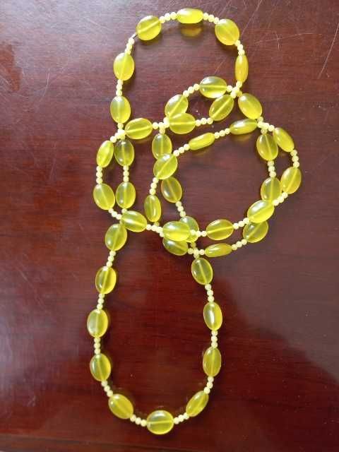 Długi naszyjnik z jadeitu JADEIT 110cm