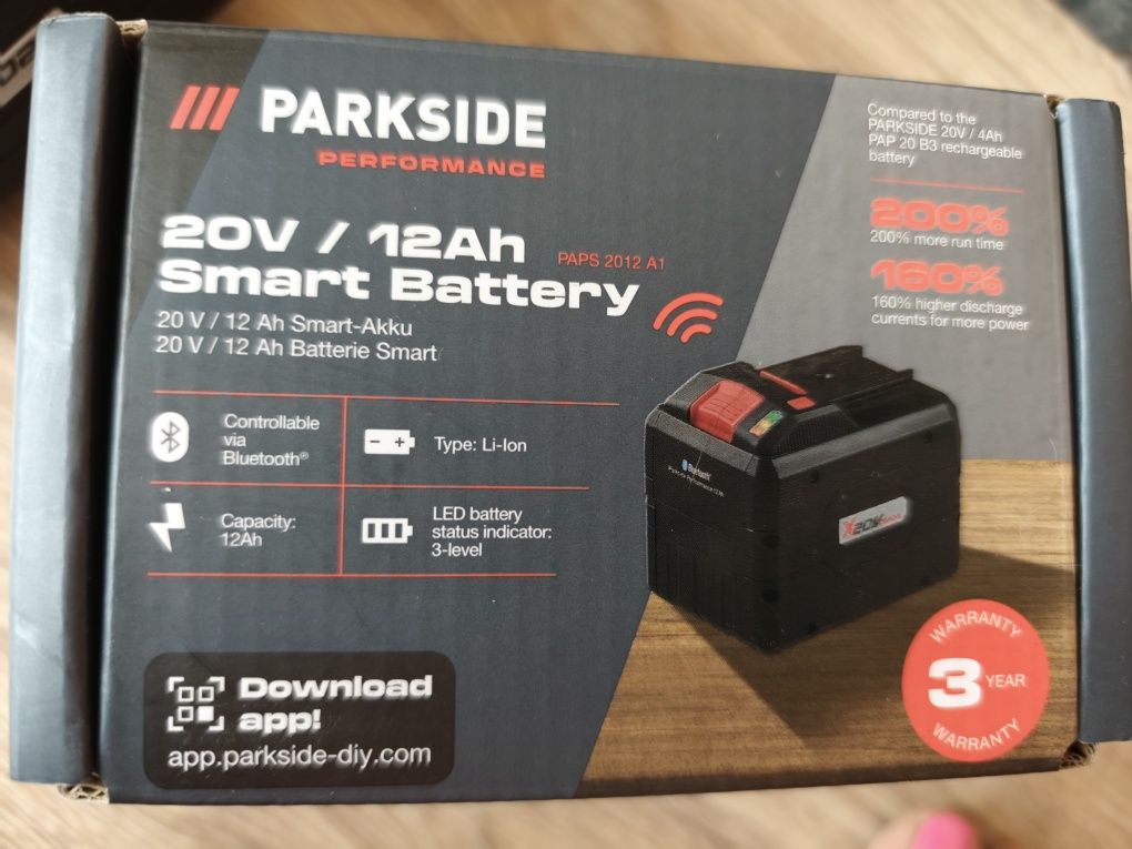 Akumulatory Parkside 20v/12ah