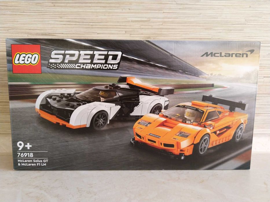 NOWE Klocki 76918 LEGO Speed Champions McLaren Solus GT i McLaren F1