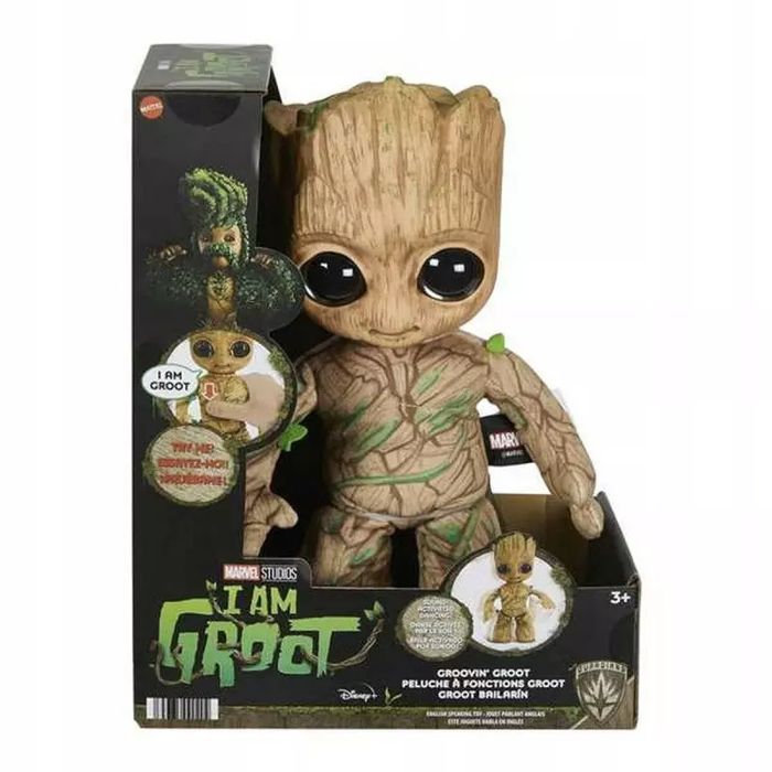 Mattel. HJM23 Marvel. Figurka maskotka Groot 28 cm. Mattel
