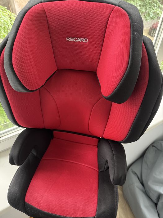 Recaro monza автокресло 3/12 лет izofix