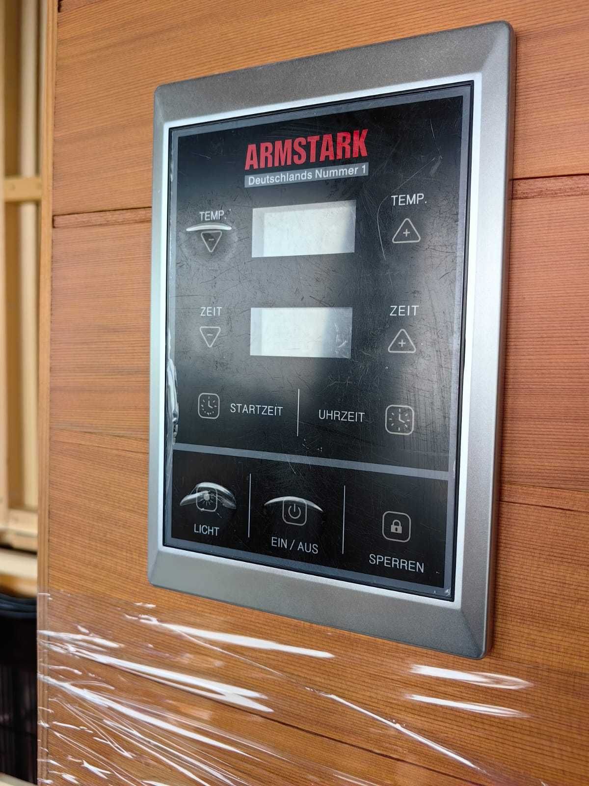 Sauna Kabina podczerwieni infrared ARMSTARK 1-2 osobowa panel dotyk