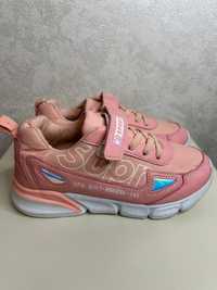 Новые детские кроссовки на девочку недорого розовые размер 25 26 34 36