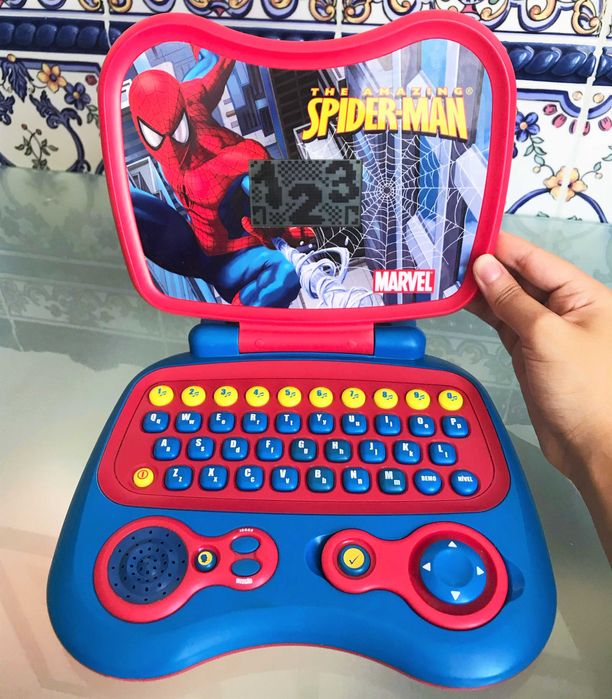 Computador Spider Man Homem Aranha Brinquedo jogo eletronico pc