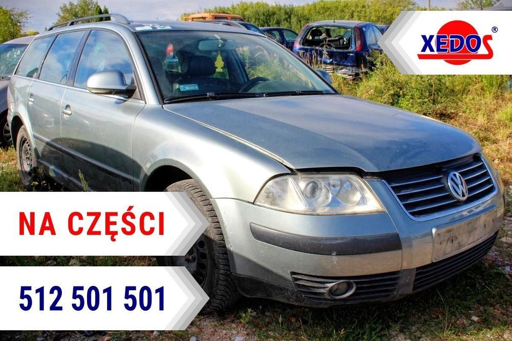 VW Passat B5 Lift 2004 1.9TDI AVF Kombi (MASKA, ZDERZAK, LAMPA, BŁOTNIK, DRZWI, SZYBA, FOTEL)
