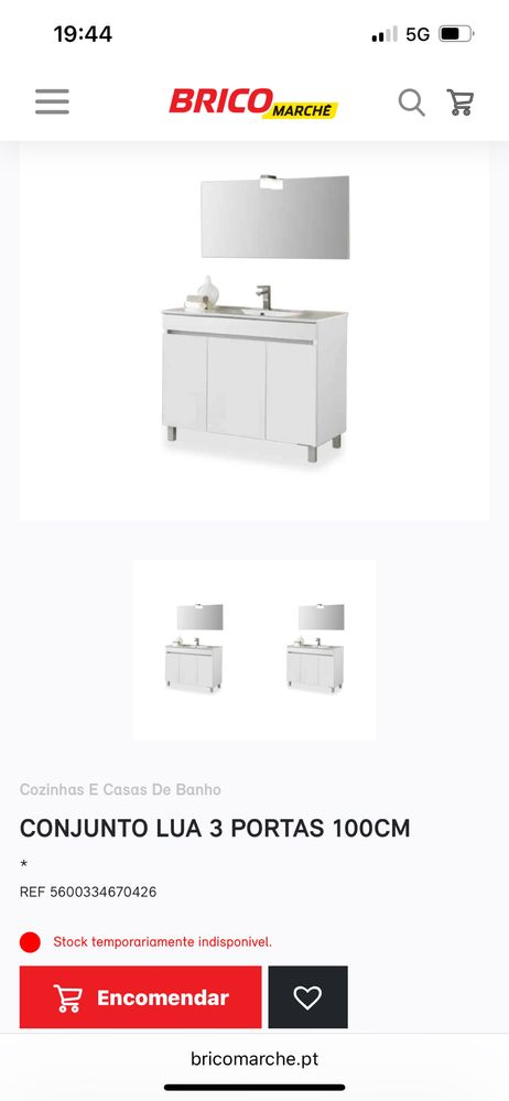 Conjunto WC Movel lavatorio e espelho