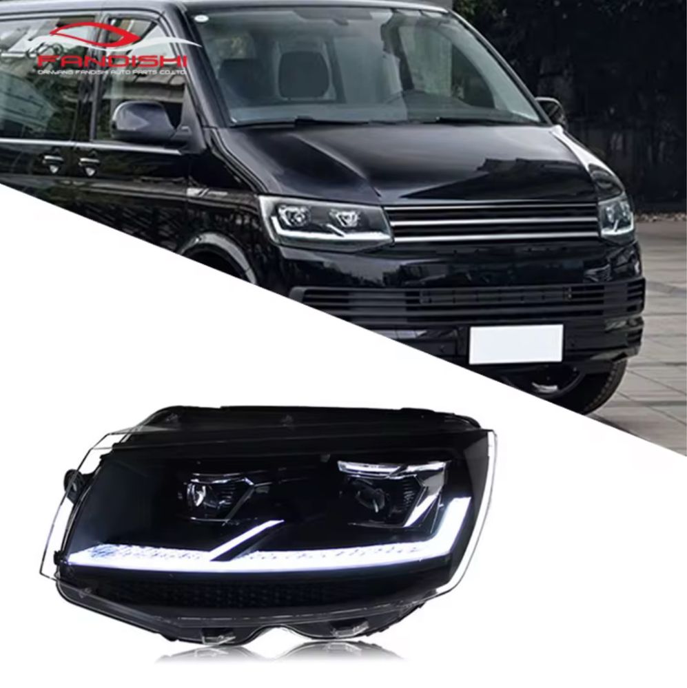 LED оптика на VW T6 замість звичайних фар фары T6 Transporter