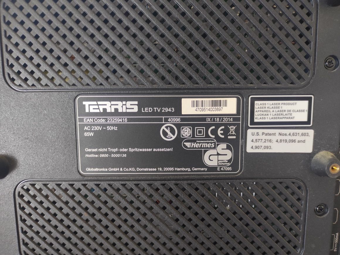 Телевізор Terris LED TV 2943