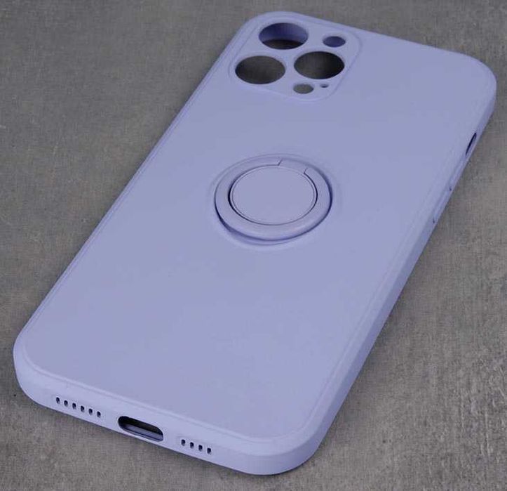 Plecki, Etui Finger Grip do Apple Iphone 16 Pro kolor: fioletowy