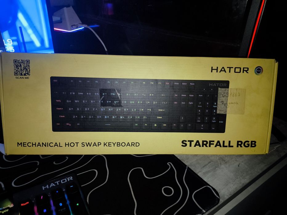 Клавіатура hator rgb starfall
