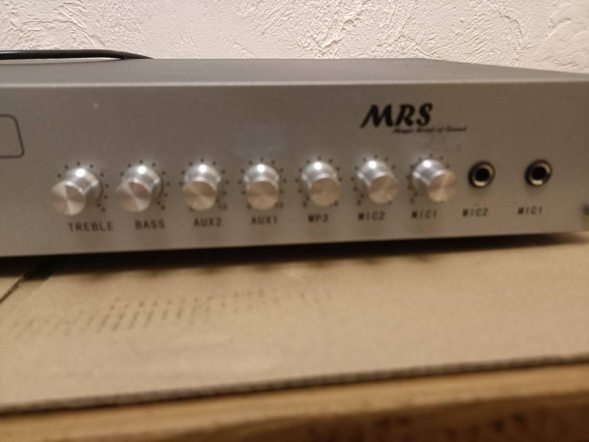 Przedwzmacniacz MRS USB mikrofon look vintage mixer Pioneer JBL elmuz