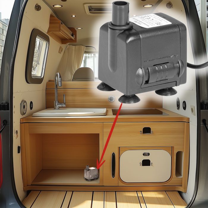 kruger meier hydrospark 650 - pompa wody 450l/h na 12v