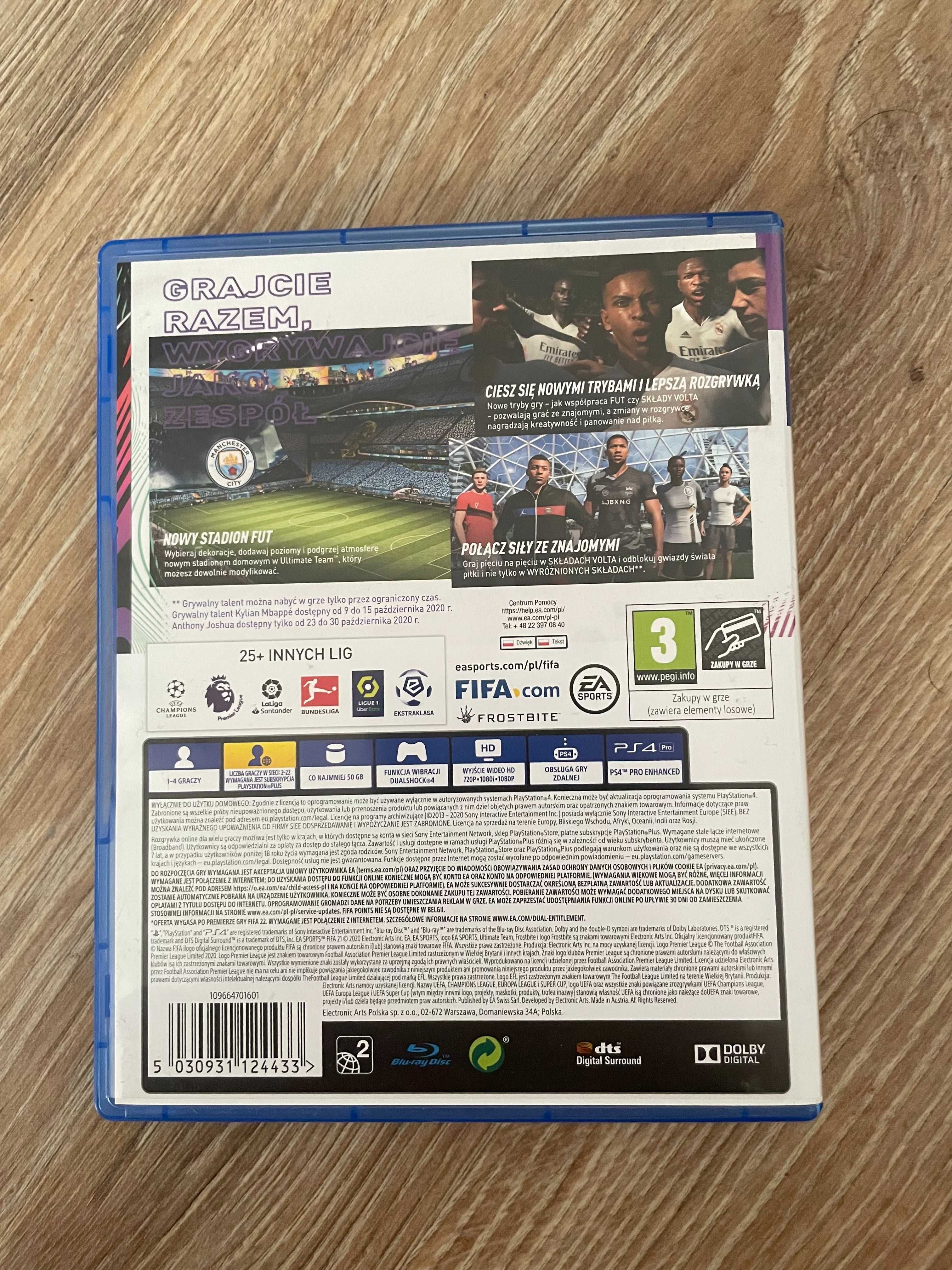 FIFA 21 na PS4 PlayStation