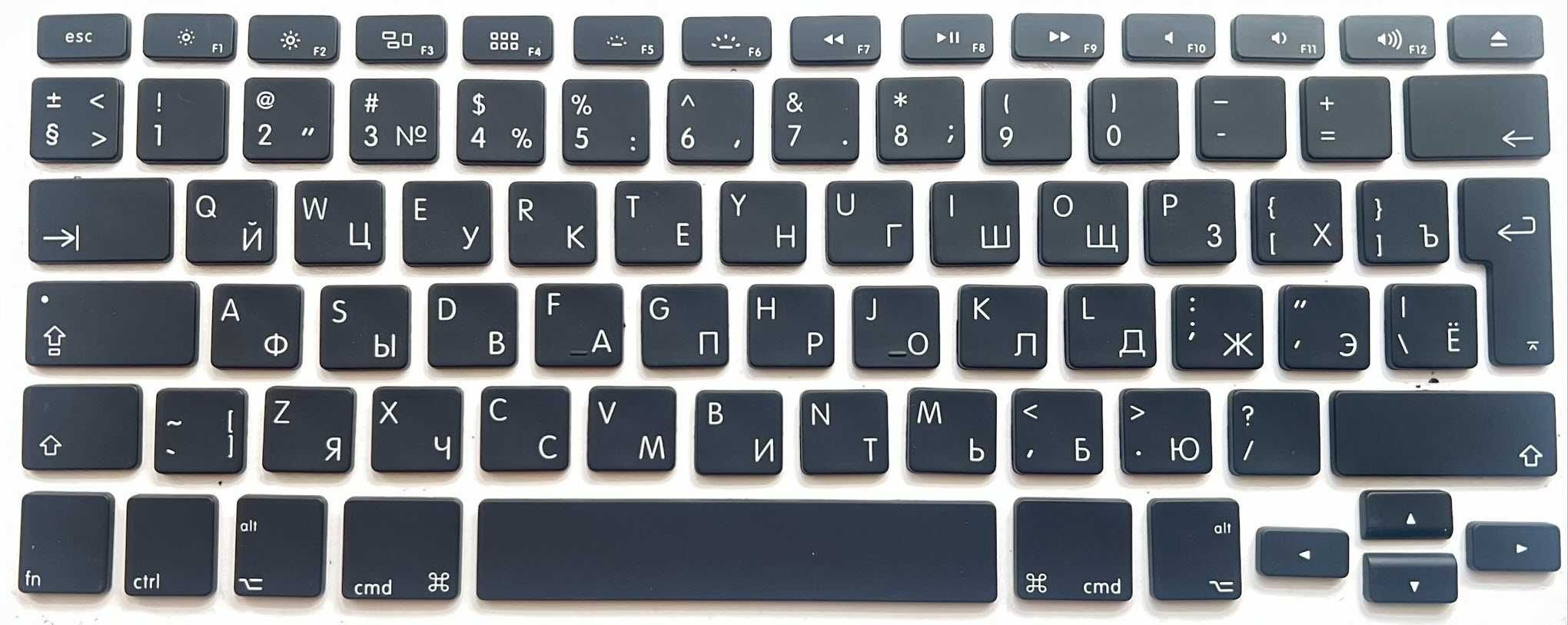 Кнопки (клавиши) клавиатуры MacBook Pro A1278 A1286 A1297 (2009-2012)