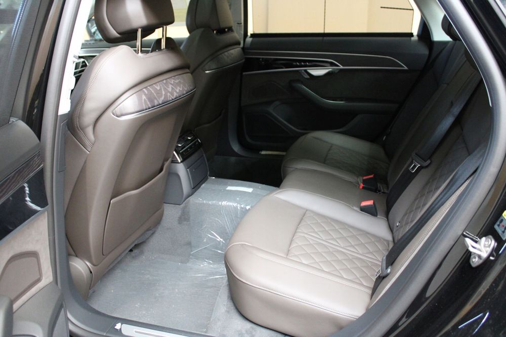 KOMPLET FOTELE PRZÓD TYŁ KANAPA BOCZKI AUDI A8 D5 LONG S-LINE BRĄZ