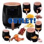 [OUTLET] Frytkownica 4,5L 1400W beztłuszczowa Linbox  CZARNA