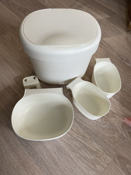 ÖNSKLIG Kosze zawieszane, 4 szt., biały