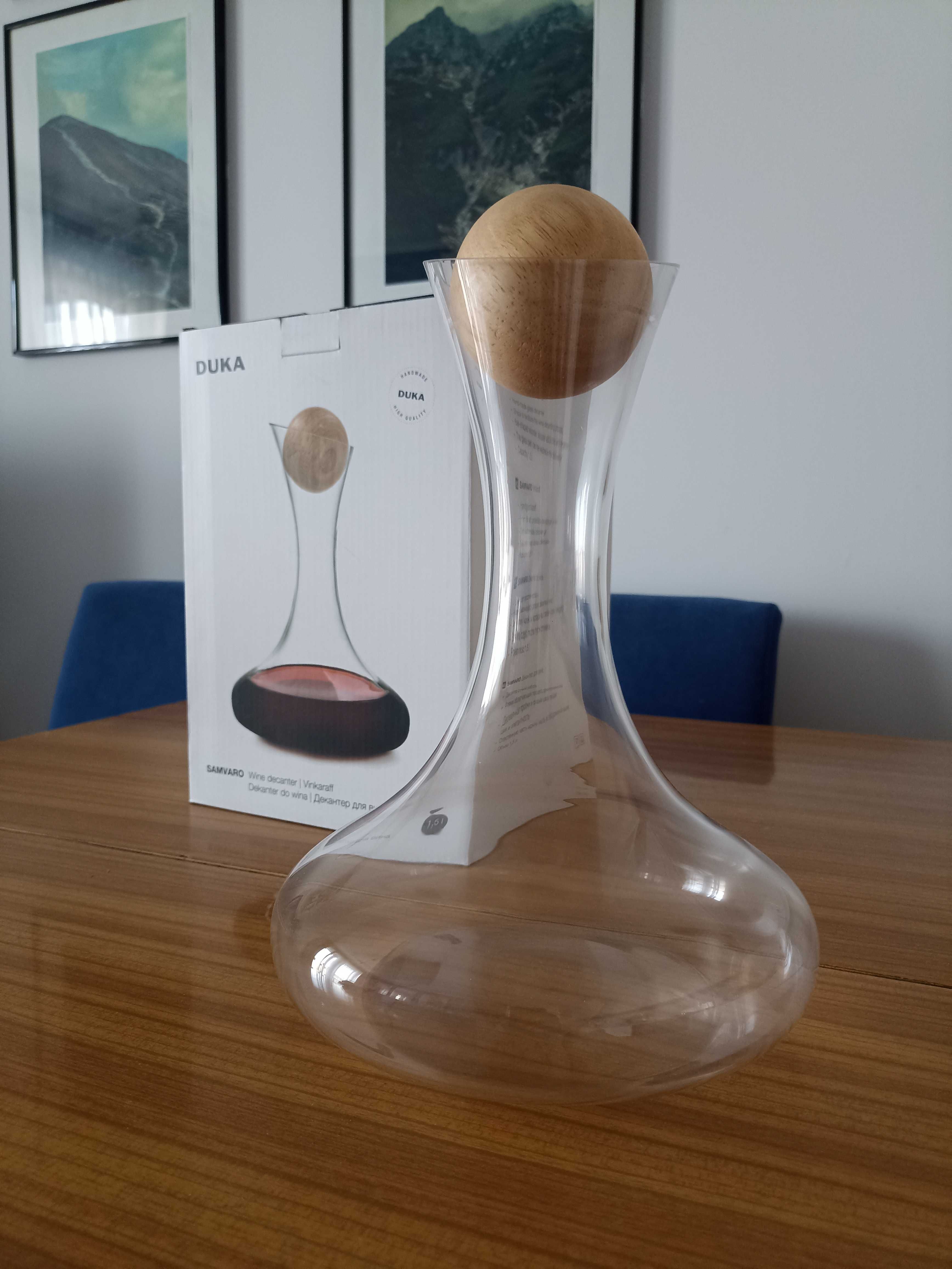 Karafka dekanter do wina DUKA SAMVARO 1,5 l szklana