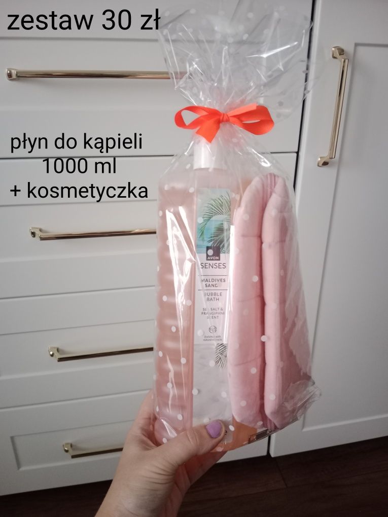 Zestaw na prezent upominek płyn do kąpieli Avon 1000 ml duz XXL