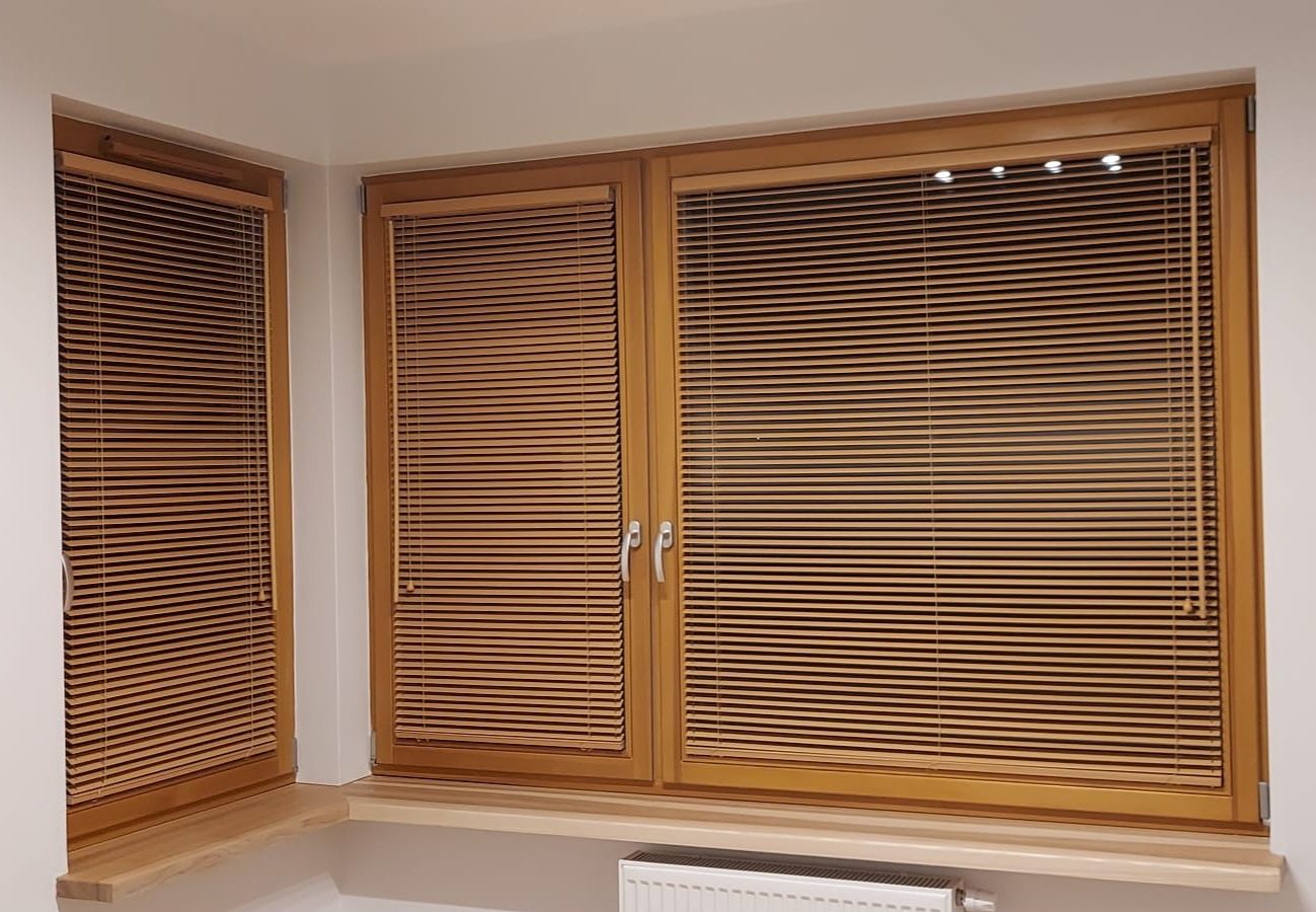 Żaluzje drewniane / Żaluzje aluminiowe