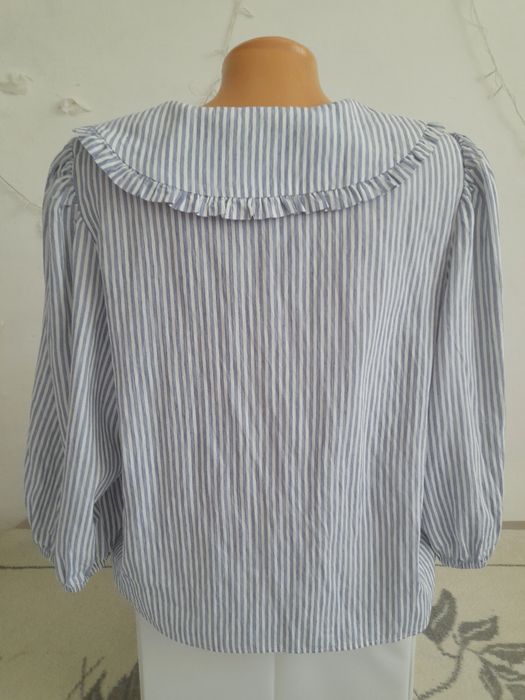 Сорочка, блузка у біло- синю смужку від бренду TU