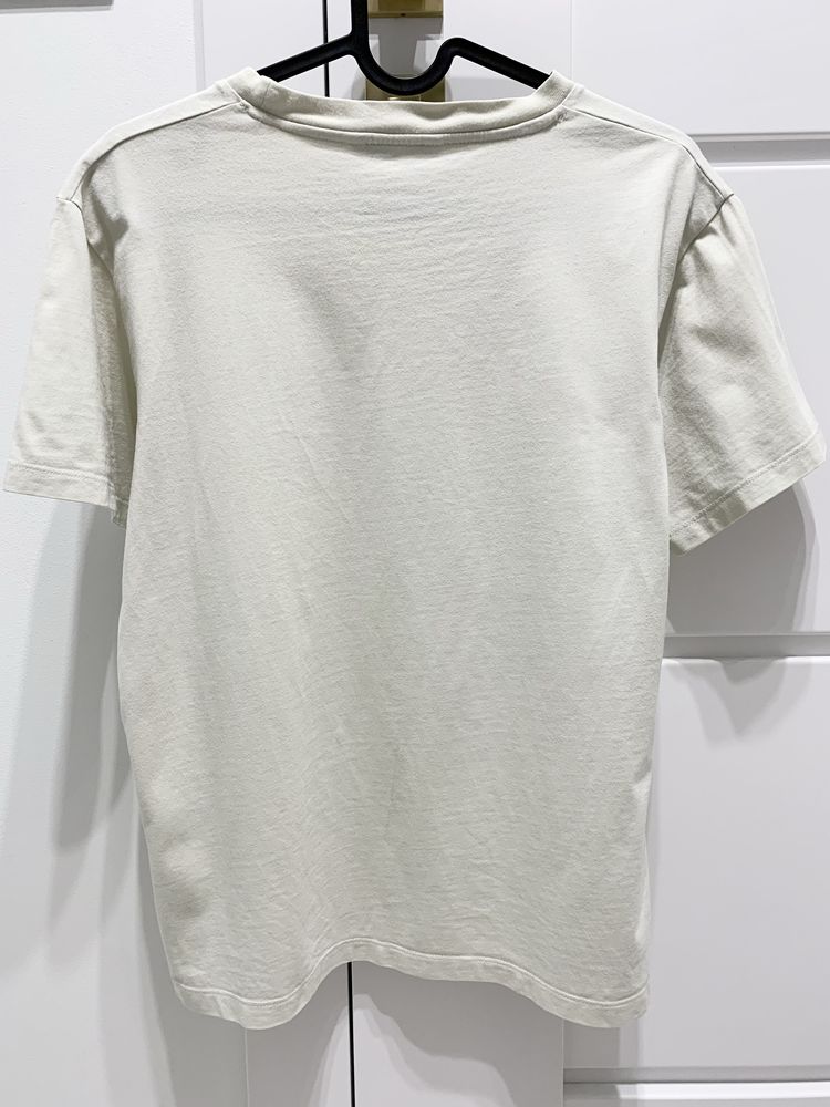 T-shirt kremowy śmietankowy Holzweiler 100% bawełna