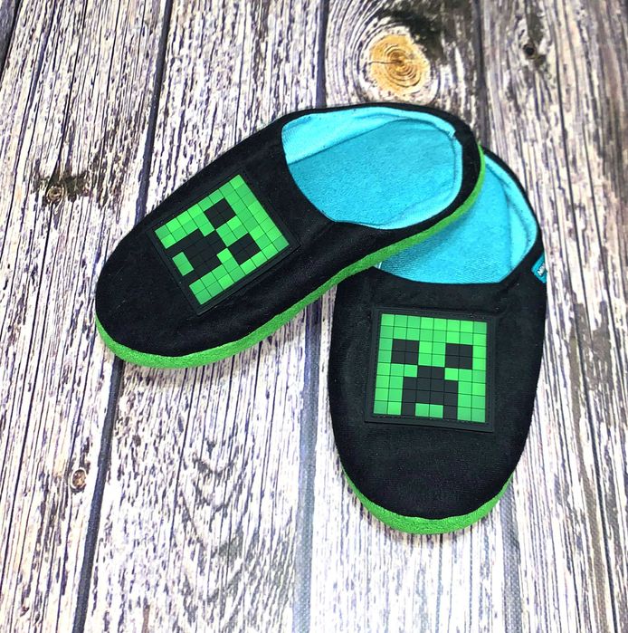 Тапки Minecraft для мальчика, размер 31 (21,5 см)