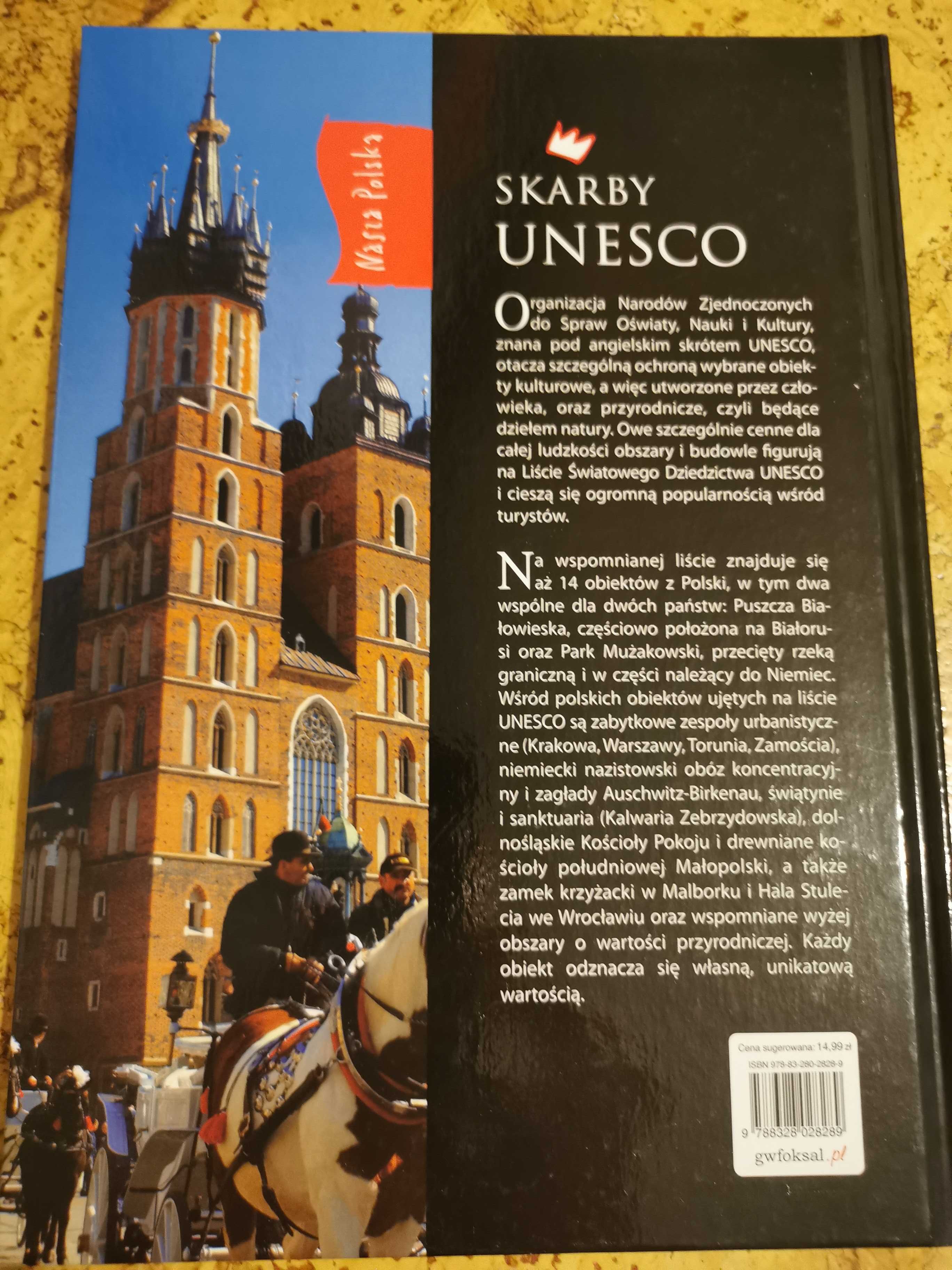 Skarby UNESCO książka nowa Wójcik