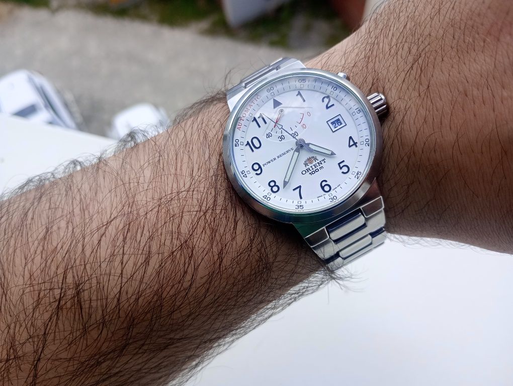 Perła zegarek orient power Reserve 100m ni seiko certina omega poljot