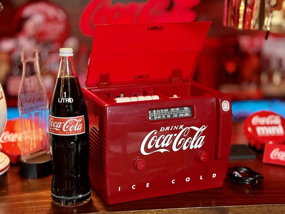 Radio vintage coca-cola