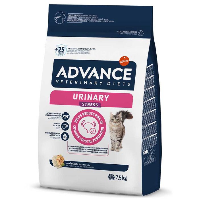 Ração Seca Gato Advance VET Urinary Stress