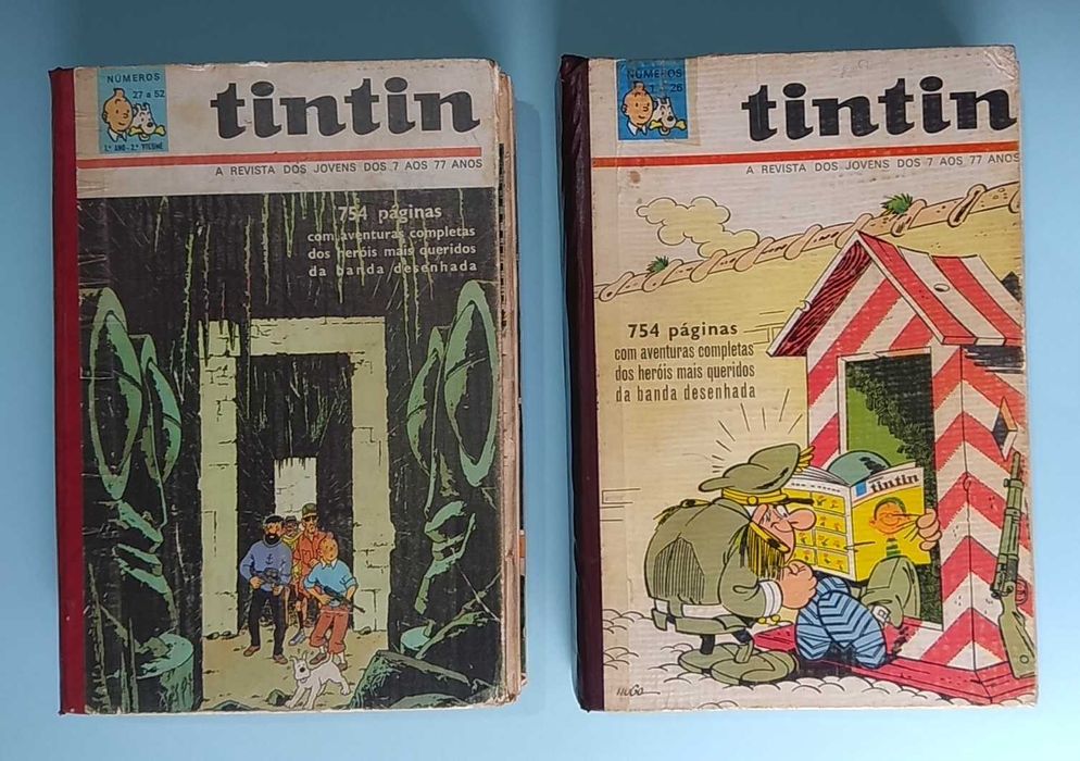 TINTIN - 1º ano COMPLETO - Volumes 1 e 2 - Encadernação editorial