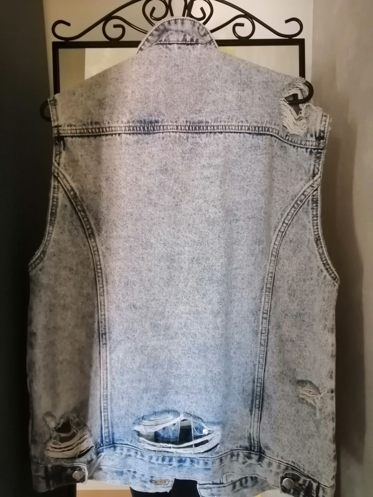 Kurka Jeansowa Kamizelka Bershka 34