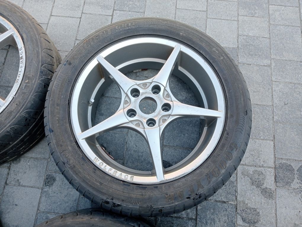 Felgi CMS 5x114.3 17 cali 7j et 40 WOLFRACE komplet cena sztuka
